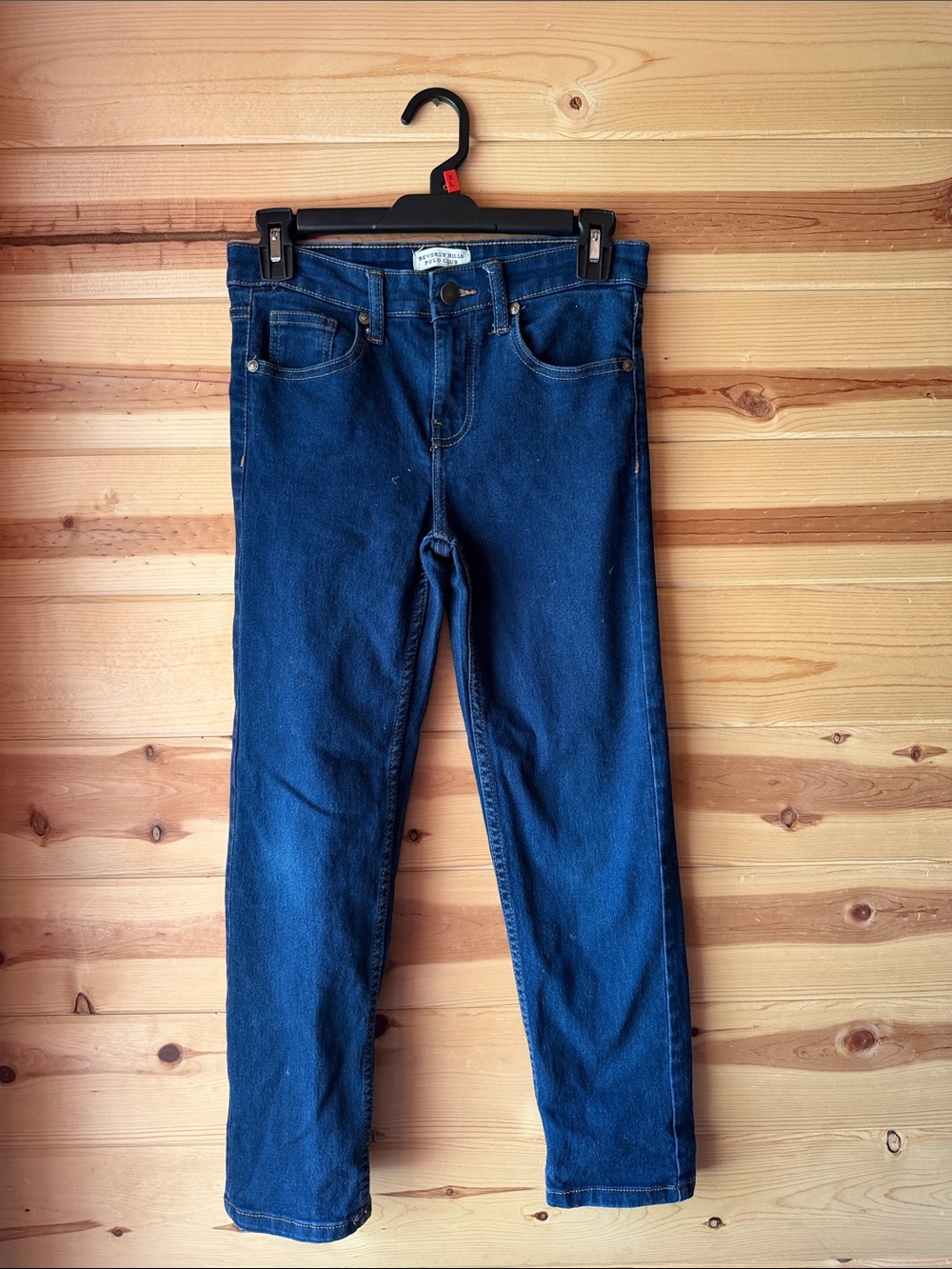 Classic Dark Blue Straight Jeans